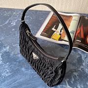 Prada Nylon And Saffiano Leather Mini Bag Black | 1NE204  - 4