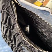 Prada Nylon And Saffiano Leather Mini Bag Black | 1NE204  - 5