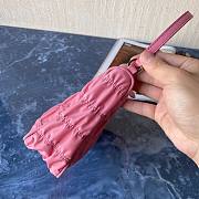 Prada Nylon And Saffiano Leather Mini Bag Pink | 1NE204 - 2