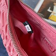 Prada Nylon And Saffiano Leather Mini Bag Pink | 1NE204 - 3