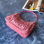 Prada Nylon And Saffiano Leather Mini Bag Pink | 1NE204 - 5