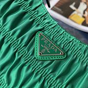 Prada Nylon And Saffiano Leather Mini Bag Green | 1NE204 - 6