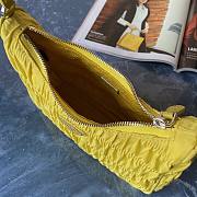 Prada Nylon And Saffiano Leather Mini Bag Yellow | 1NE204 - 2
