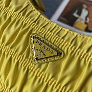Prada Nylon And Saffiano Leather Mini Bag Yellow | 1NE204 - 5