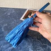 Prada Nylon And Saffiano Leather Mini Bag Blue | 1NE204 - 2