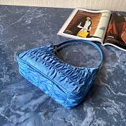 Prada Nylon And Saffiano Leather Mini Bag Blue | 1NE204 - 5