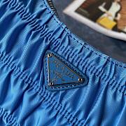 Prada Nylon And Saffiano Leather Mini Bag Blue | 1NE204 - 6