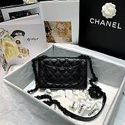 Chanel Classic Flap Bag Black 19cm | 81059 - 3