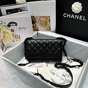 Chanel Classic Flap Bag Black 19cm | 81059 - 2
