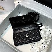 Chanel Classic Flap Bag Black 19cm | 81059 - 5