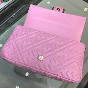 Fendi Baguete pink leather bag 32cm | 8BR600 - 2
