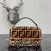 Fendi Baguette Brown sheepskin bag | 8BR600 - 1
