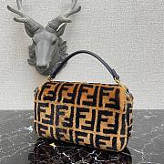 Fendi Baguette Brown sheepskin bag | 8BR600 - 4
