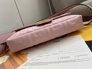 Fendi Baguete pink leather bag 26cm | 8BR600 - 2