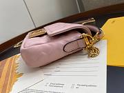 Fendi Baguete pink leather bag 19cm | 8BR600 - 3