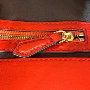 Fendi Baguete red leather bag 26cm | 8BR600 - 5