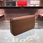 Fendi Baguette brown full grain leather bag 32cm - 3