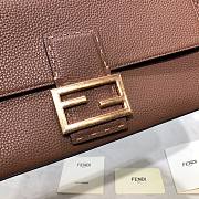Fendi Baguette brown full grain leather bag 32cm - 6