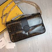 Fendi Baguette black vintage chain bag 28cm - 3