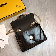 Fendi Baguette black vintage chain bag 19cm - 5