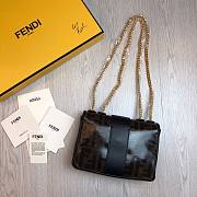 Fendi Baguette black vintage chain bag 19cm - 4