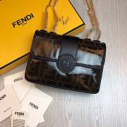 Fendi Baguette black vintage chain bag 19cm - 3