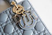 Dior Lady My AbcDior Lambskin Bag Blue | M0538 - 3