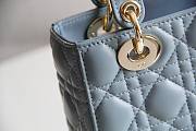 Dior Lady My AbcDior Lambskin Bag Blue | M0538 - 4