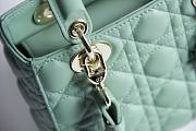 Dior Lady My AbcDior Lambskin Bag Green | M0538 - 3