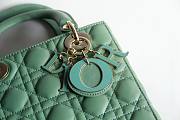 Dior Lady My AbcDior Lambskin Bag Green | M0538 - 2