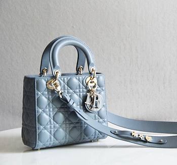 Dior Lady My AbcDior Lambskin Bag Blue | M0538