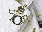 Dior Lady My AbcDior Lambskin Bag White | M0538 - 4
