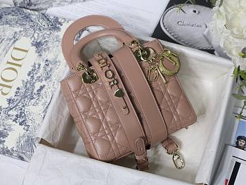 Dior Lady My AbcDior Lambskin Bag Beige | M0538
