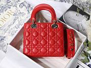 Dior Lady My AbcDior Lambskin Bag Red | M0538 - 2