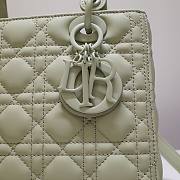 Dior Lady My AbcDior Lambskin Bag Gray 24cm | M0538 - 4