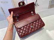Chanel Classic Double Flap Bag Lambskin Metal Red | A01112 - 6