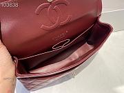 Chanel Classic Double Flap Bag Lambskin Metal Red | A01112 - 3