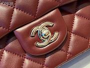 Chanel Classic Double Flap Bag Lambskin Metal Red | A01112 - 2