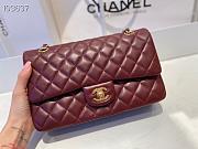 Chanel Classic Double Flap Bag Lambskin Golden Red | A01112 - 3