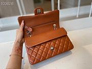 Chanel Classic Double Flap Bag Lambskin Metal Brown | A01112 - 2