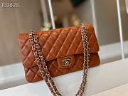Chanel Classic Double Flap Bag Lambskin Metal Brown | A01112 - 3