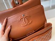 Chanel Classic Double Flap Bag Lambskin Metal Brown | A01112 - 5