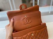 Chanel Classic Double Flap Bag Lambskin Golden Brown | A01112 - 3