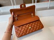 Chanel Classic Double Flap Bag Lambskin Golden Brown | A01112 - 6