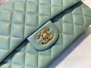 Chanel Classic Double Flap Bag Lambskin Golden Bright Blue | A01112 - 2