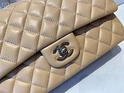 Chanel Classic Double Flap Bag Lambskin Metal Beige | A01112 - 6