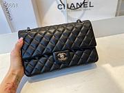 Chanel Classic Double Flap Bag Lambskin Metal Black  | A01112 - 2