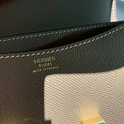 Hermes mini constance shoulder bag gray - 3