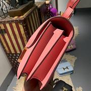 Hermes mini constance shoulder bag pink - 5