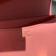 Hermes mini constance shoulder bag pink - 4